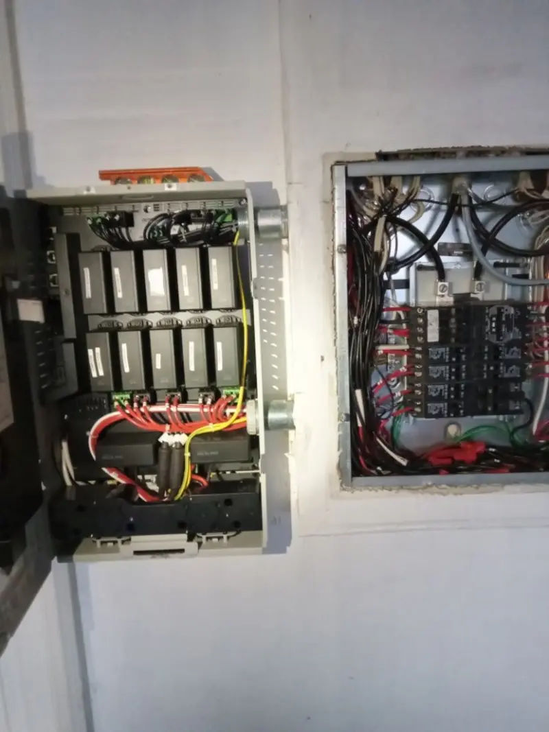 Electrical panel upgrade completed for Ring Doorbell Installation in Charleroi